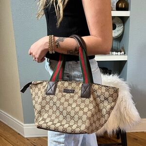 💎SOLD💎Gucci AUTHENTIC Sherry Lone Tote/hand bag/Purse